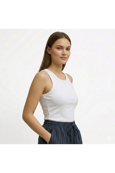 LAVİNİM Women's Halter Collar Undershirt