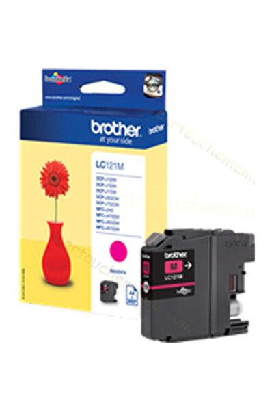 Brother LC121M - magenta - original - ink cartridge