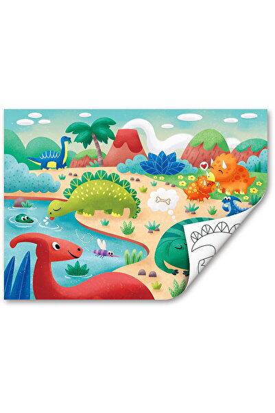 Hape Puzzle din lemn, dinozauri, 24 de piese