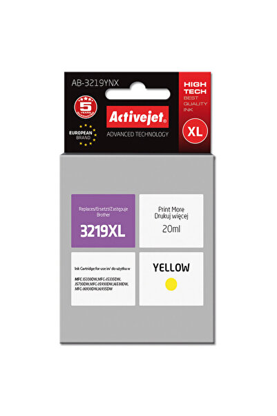 ActiveJet Cartus Imprimanta COMPATIBIL AB-3219YNX for Brother printer; Brothe...