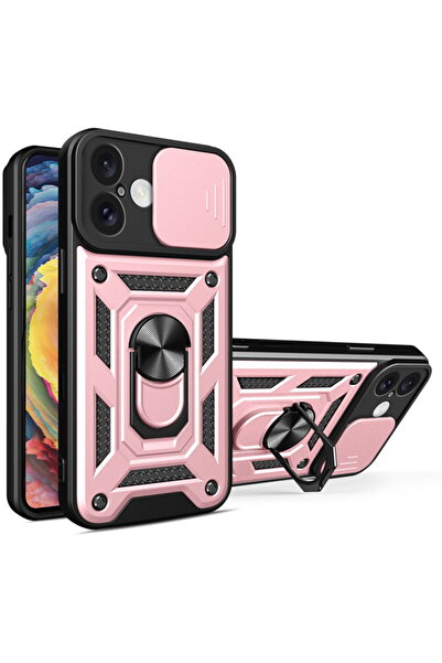 Techsuit Husă pentru iPhone 16 Plus - Techsuit CamShield Series - Auriu roz