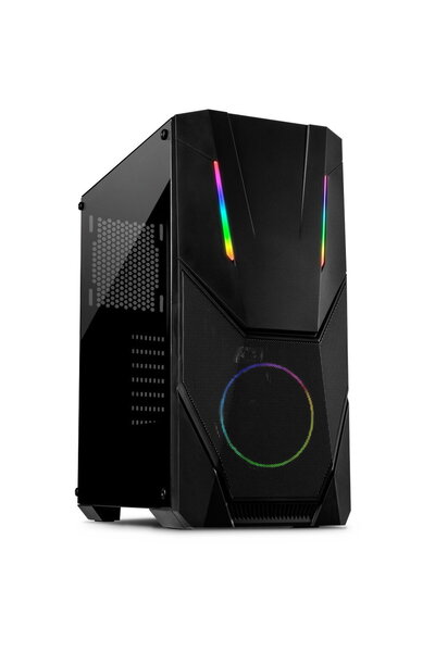 Inter-Tech Carcasa PC Gaming IT-3303 Hornet.1X120mm Ventilator ARGB