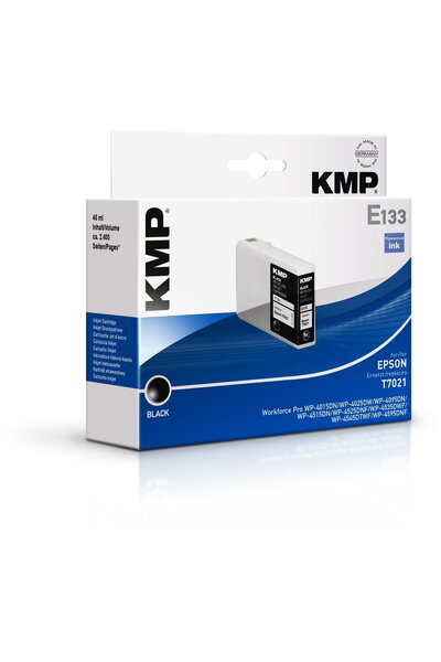 KMP Printer Ink Cartridge for Epson T7021, KMP, 45 ml, Black