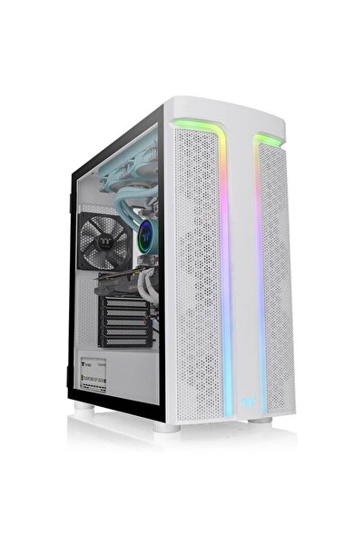 THERMALTAKE Carcasa PC H590 TG ARGB snow