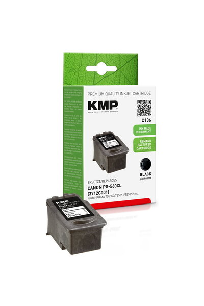KMP Printer Cartridge Printer Cartridge, Kmp, Remanufactured, Black