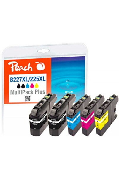 Peach Compatible Replacement Cartridge For Brother LC-227XLVALBP MultiPackPlu...