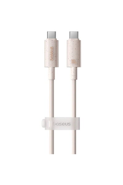 Baseus Cablu Type-C la USB-C, Încărcare Super Rapidă, 100W, 480Mbps, 2m - Ser...