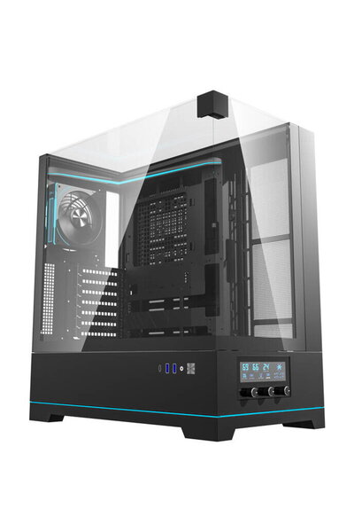 Dark Flash Carcasa PC Darkflash DY450 PRO Glass Black