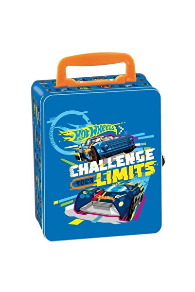 Klein Creative toy Hot Wheels storage box, Klein, metal, 18 compartments, orange
