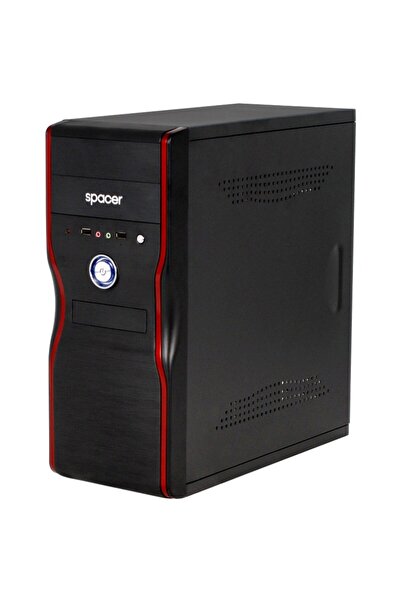 Spacer Carcasă Mid-Tower ATX Mercury, Sursă de alimentare 230W, Neagră