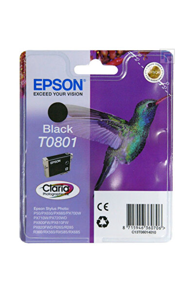 EPSON Cartuș de cerneală fotografică neagră Claria (C13T08014011)