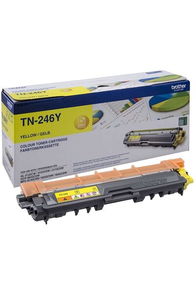 Brother TN246Y - yellow - original - toner cartridge
