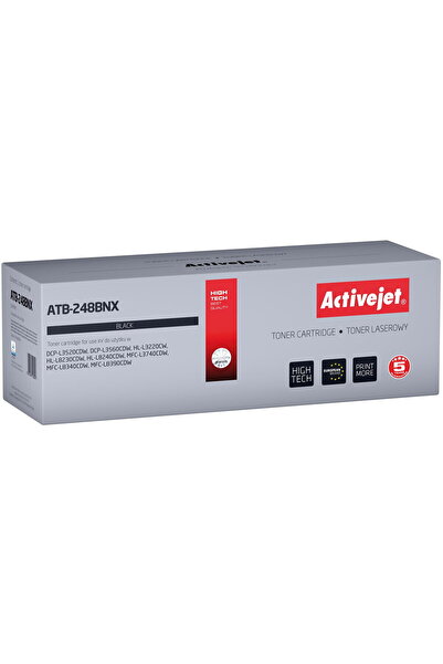 ActiveJet Toner ATB-248BNX, compatibil cu Brother TN248XLBK, negru, 3000 de p...