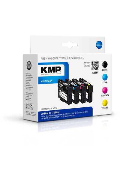 KMP Printer Cartridge Multipack 4 ink cartridges, Kmp, Multicolor
