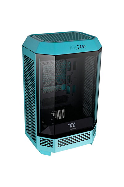 THERMALTAKE Carcasa PC The Tower 300, carcasă tip tower (turcoaz, sticlă secu...