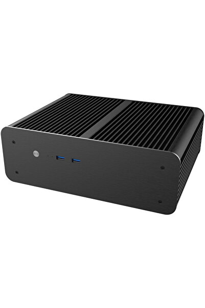 Akasa Carcasa PC Euler MX Plus, Aluminiu, Mini-ITX, Negru