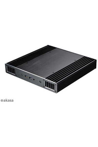 Akasa Carcasă PC Intel NUC Plato X8, fără ventilator, suportă 2.5& # 039;& # ...