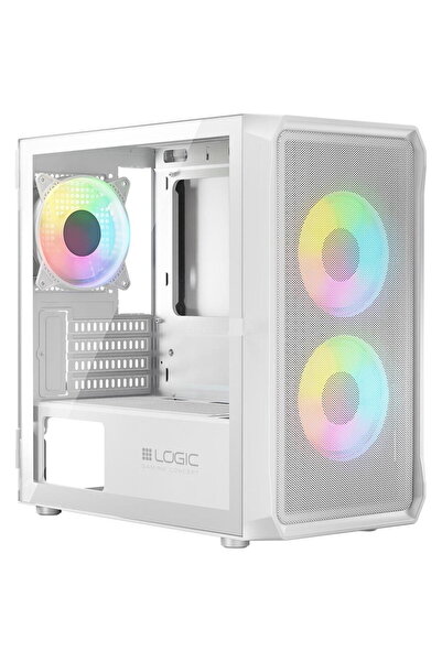LOGİC Carcasa PC PORTOS ARGB Albă