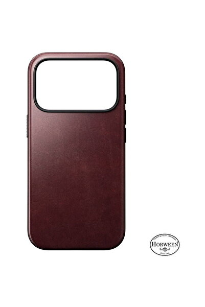 Nomad Husa din piele naturala Modern Leather Horween compatibila cu iPhone 17...