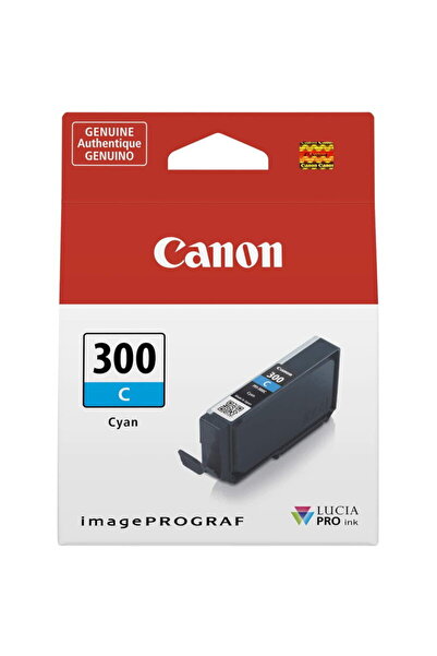 Canon Cartus cerneala Canon PFI300C, Cyan, capacitate 14.4ml, pentru Canon im...