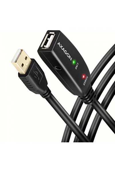 Axagon Cablu USB-A - USB-A 15 m Negru (ADR-215)