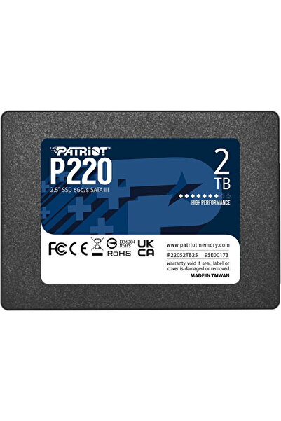 Patriot SSD Patriot P220, 2TB, SATA-III, 2.5"
