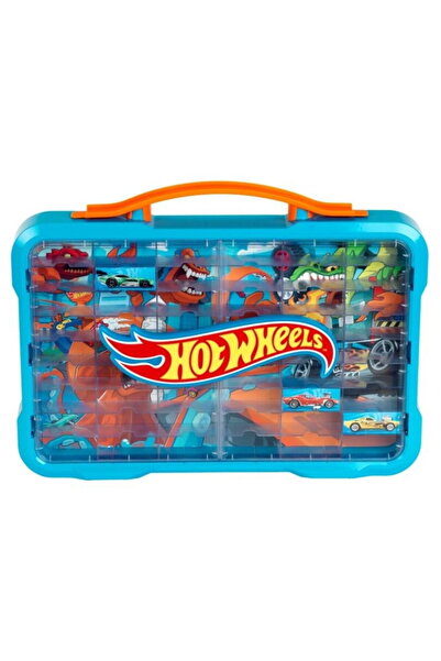 Klein Creative toy Hot Wheels bag with illuminated logo, space for 54 cars, m...