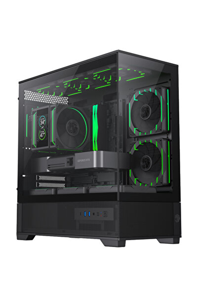 GAMEMAX Carcasa PC |   Caz |   VISTA 2 MB |   M-ATX