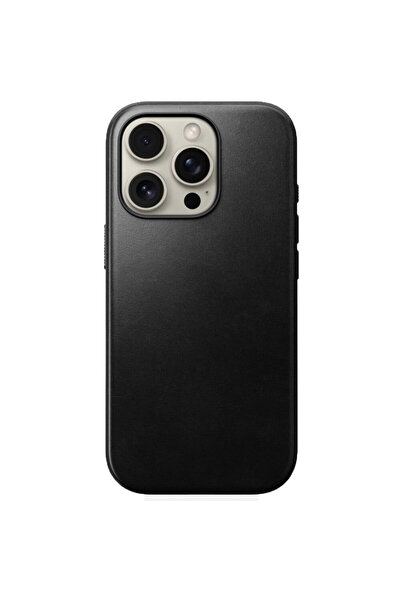 Nomad Husa Modern Leather Case pentru iPhone 16 Pro Max, negru