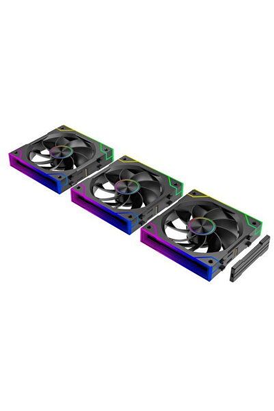 Xilence Ventilator PC XF073, 3x12cm, 1100-2000rpm, RGB