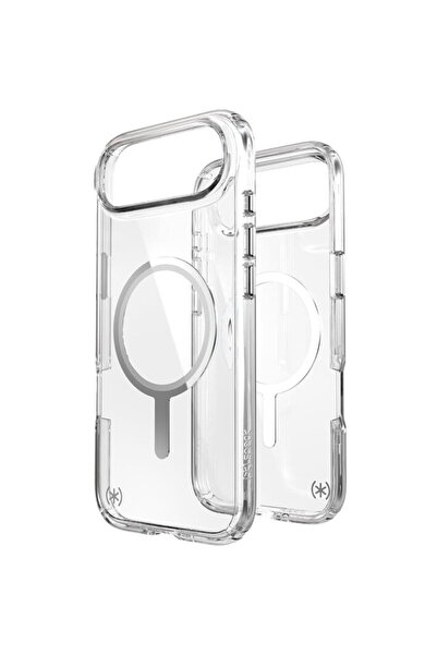 Speck Husa, Presidio Perfect-Clear Mag pentru iPhone Air, Argintiu Transparent