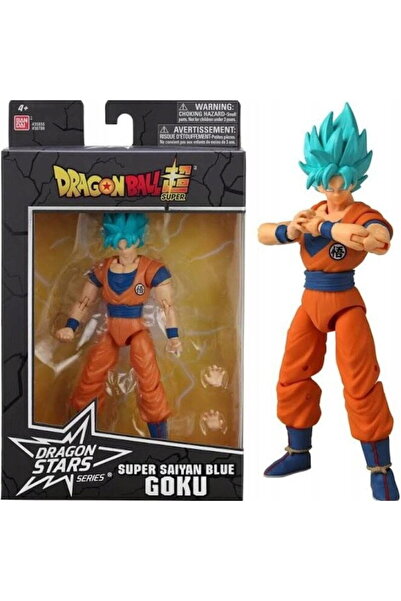 BANDAI Figurină Dragon Ball SS Blue Goku, 17cm, Seria 19