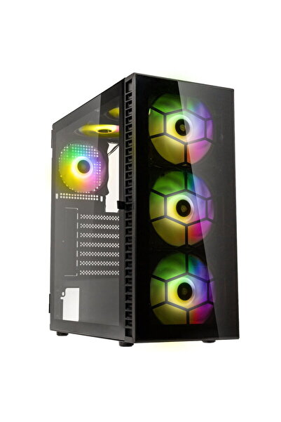 Kolink Carcasa PC Observatory HF Glass ARGB Negru