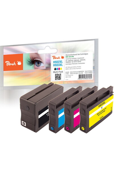 Peach Cartus Compatibil Inlocuitor Pentru HP Nr.932/933XL MultiPack REM,KOM