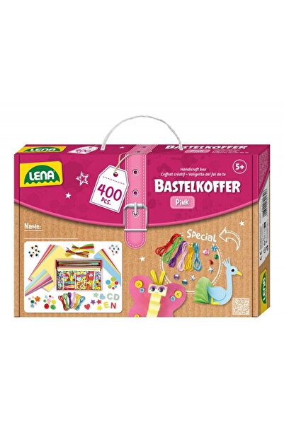 Lena ticaret Jucarie Educationala Set de artizanat, 400 elemente, Lena, roz, ...