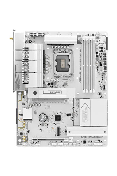 ASROCK Placă de bază B860 Challenger WiFi Albă - placă de bază - ATX - Socket...
