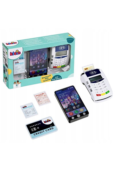 Klein Jucarie creativa Set joaca supermarket, Klein, terminal, cu accesorii, ...