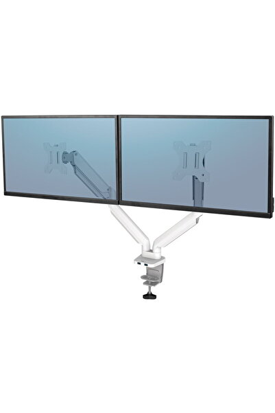 Fellowes Suport braț TV / monitor pentru 2 monitoare - Alb platină