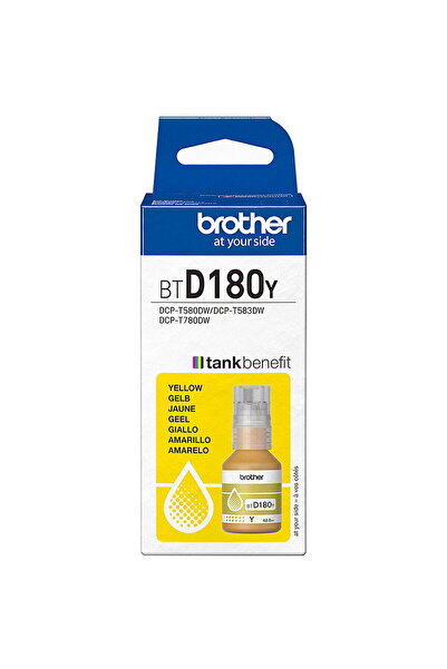 Brother Cartus Imprimanta BTD180Y Yellow Ink Bottle