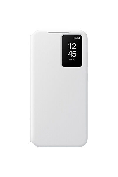 Samsung Husă de protecție Smart View Wallet Case pentru Galaxy S24 FE, Albă