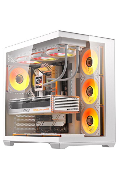 Dark Flash Carcasa PC DarkFlash C280 Alb (+7 Ventilatoare)