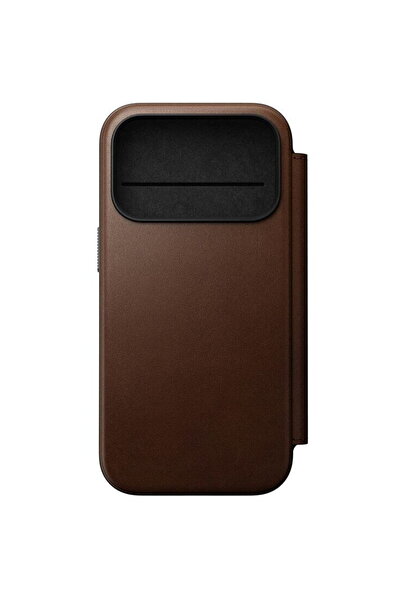 Nomad Husa din piele Modern Leather Folio cu Card Slot compatibila cu iPhone ...
