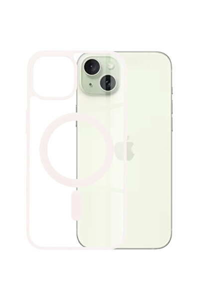Techsuit Husă pentru iPhone 15 Plus - Techsuit MagSafe Pro - Roz nud