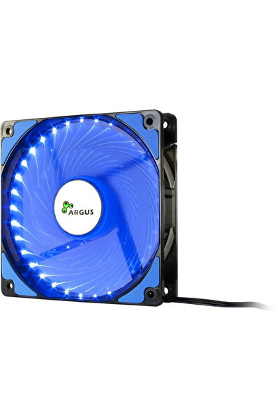 Inter-Tech Ventilator L-12025, 120 mm, LED albastru, 1200 RPM