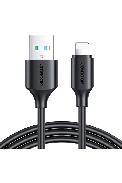 Joyroom Cablu de Date USB-A / Lightning / 2.4A / 0.25m S-UL012A9 Negru