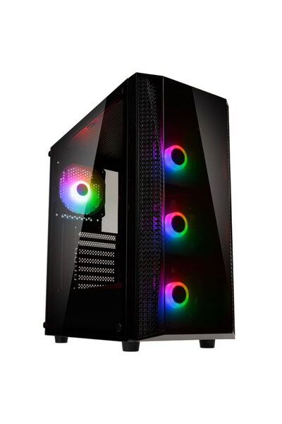 SilverStone Carcasa PC Fara B1 Pro ARGB Negru