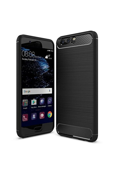 Techsuit Carcasă Huawei P10 Plus - Techsuit Carbon Silicone - Negru