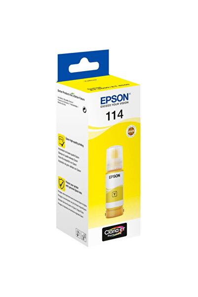 EPSON Ink Cartridge T07B4 (114), Yellow, 70 ml