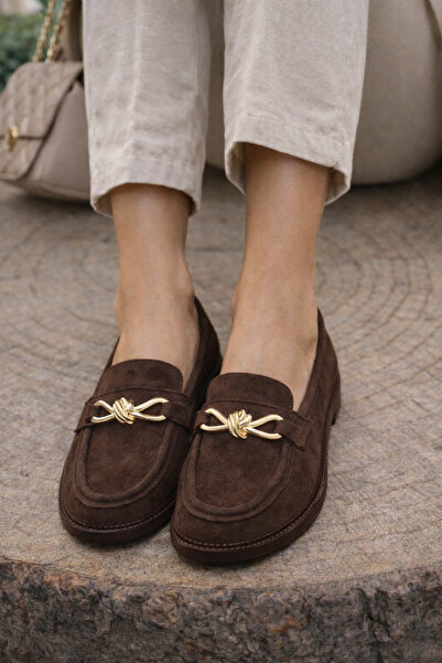POTEEN Γυναικεία παπούτσια Godi Loafer Suede με μαλακή σόλα, ελαφριά ανατομικ...
