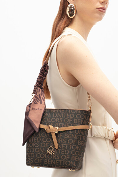 United Colors of Benetton ΓΥΝΑΙΚΕΙΑ ΤΣΑΝΤΑ ΏΜΟΥ ΚΑΦΕ-A.CAMEL BNT1764